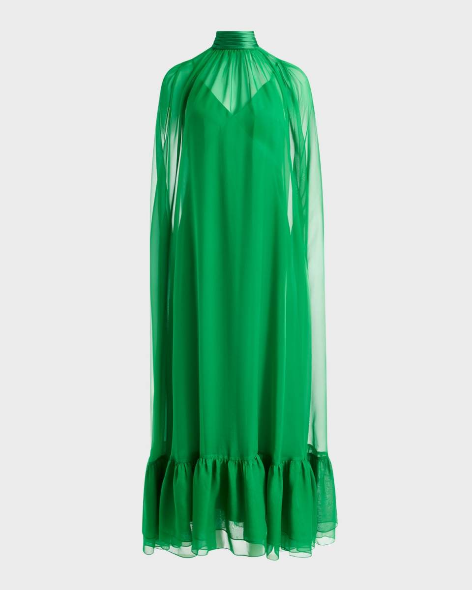 Lanelle Maxi Cape Dress